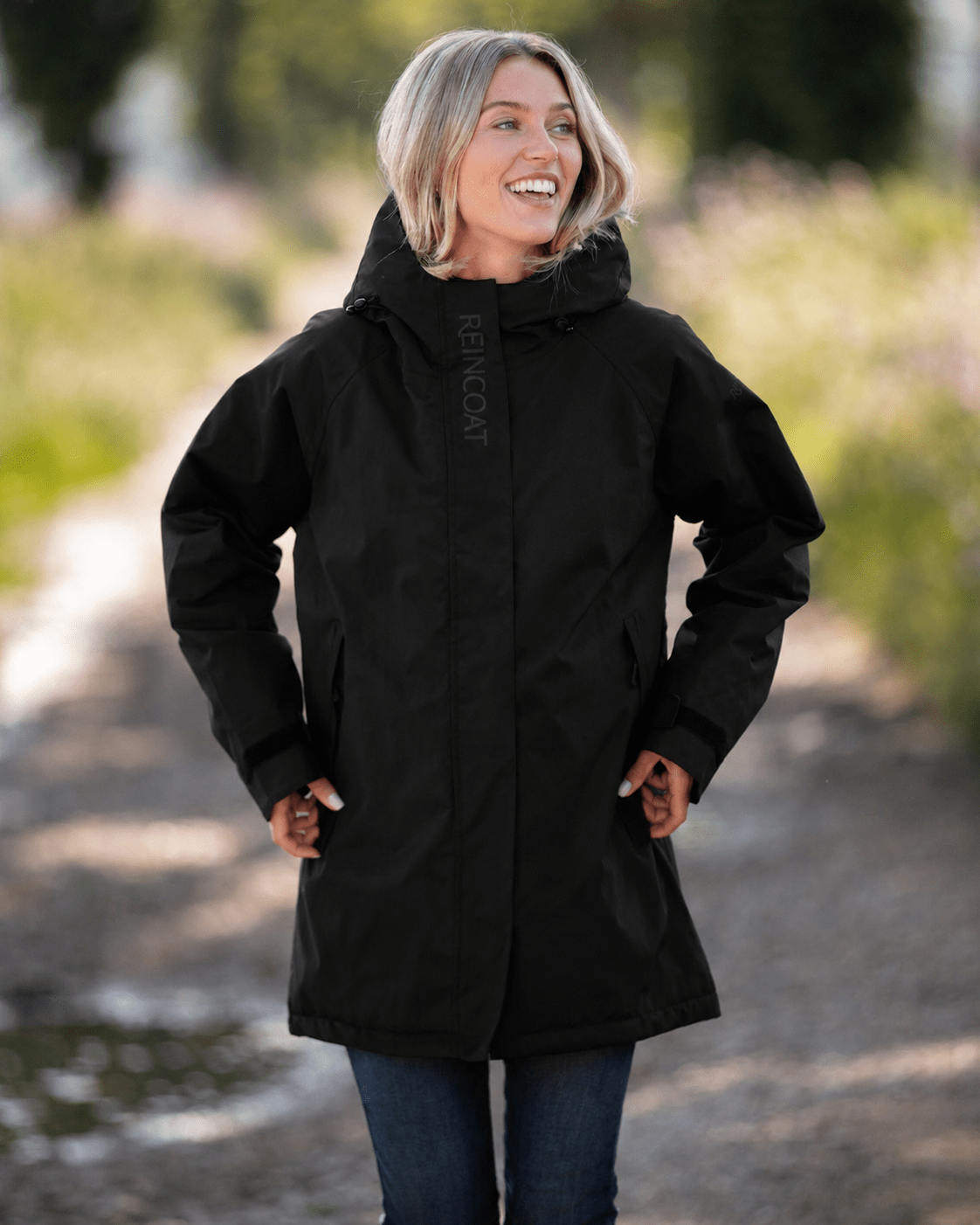 Reincoat Parka Lite Women's - Black - Reinwear