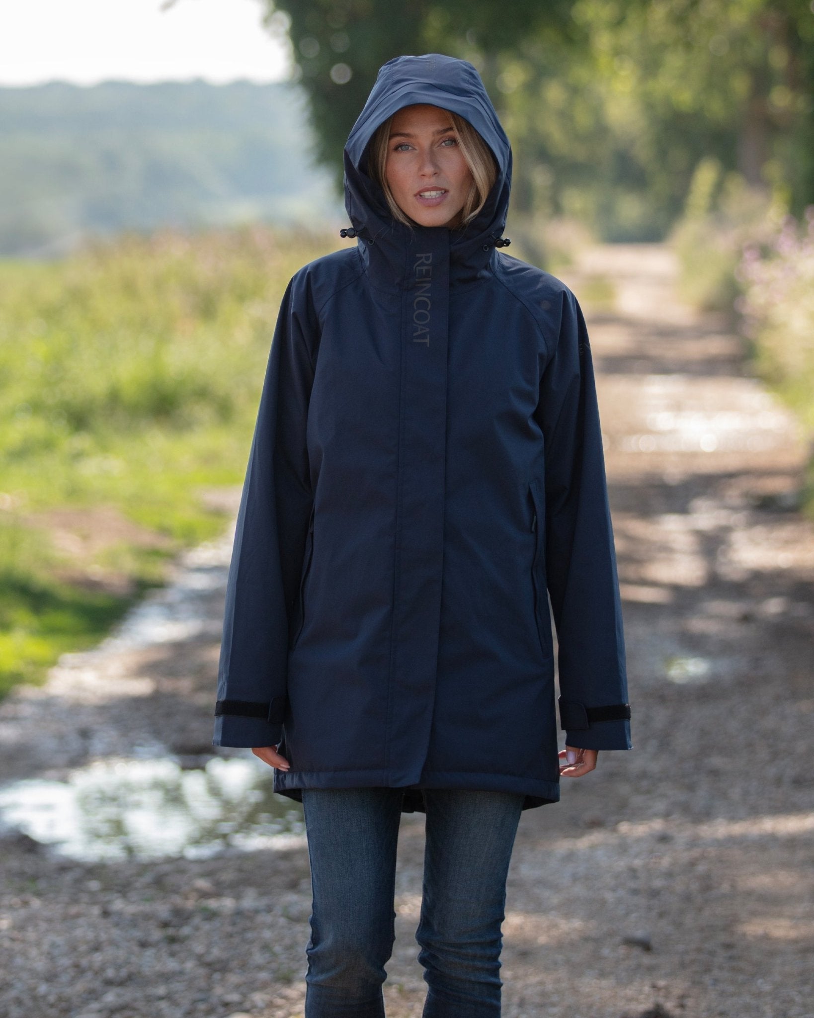 Reincoat Parka Lite Women's - Midnight Navy - Reinwear